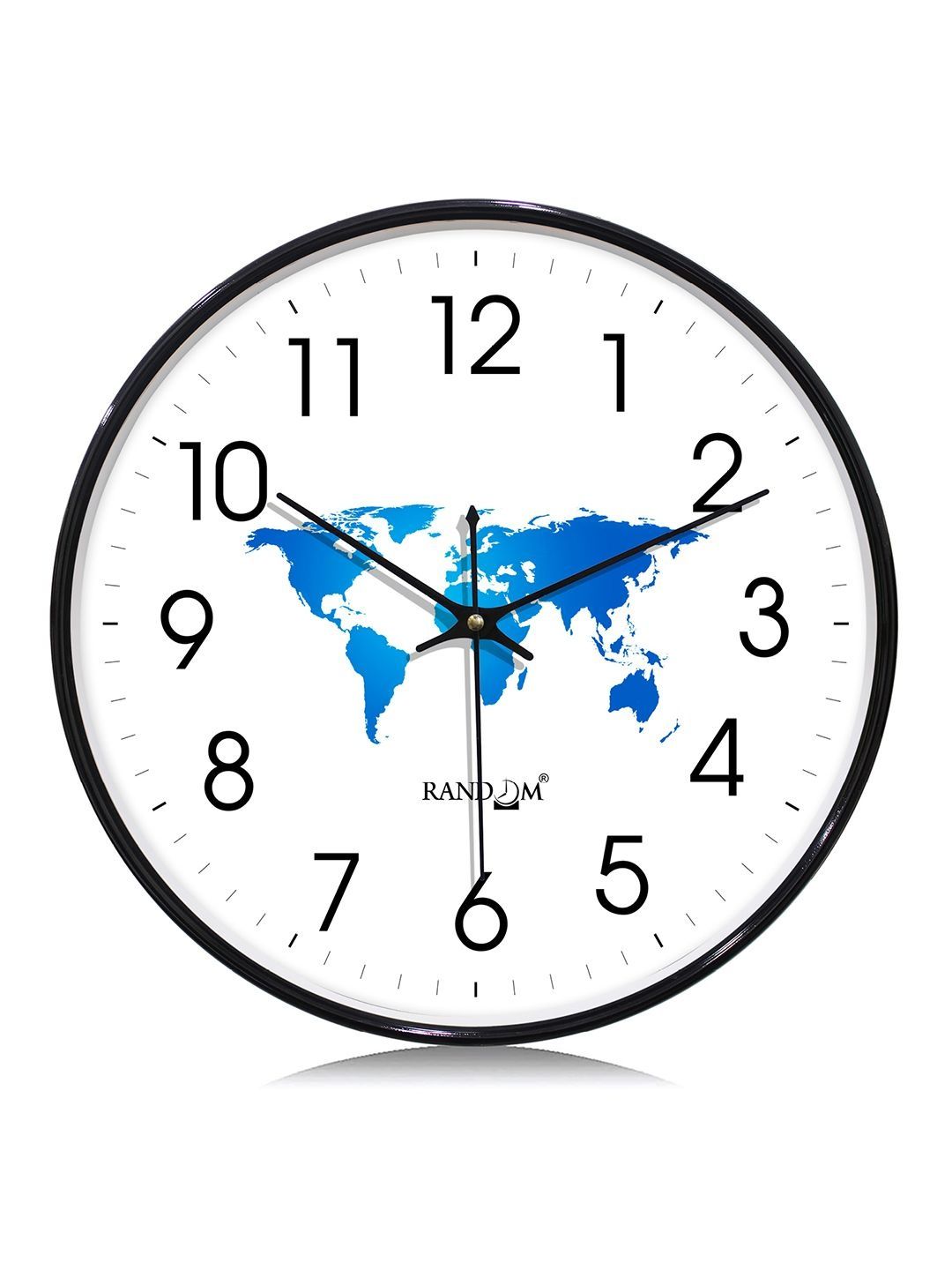 RANDOM Black Printed Contemporary Wall Clock-picture-28