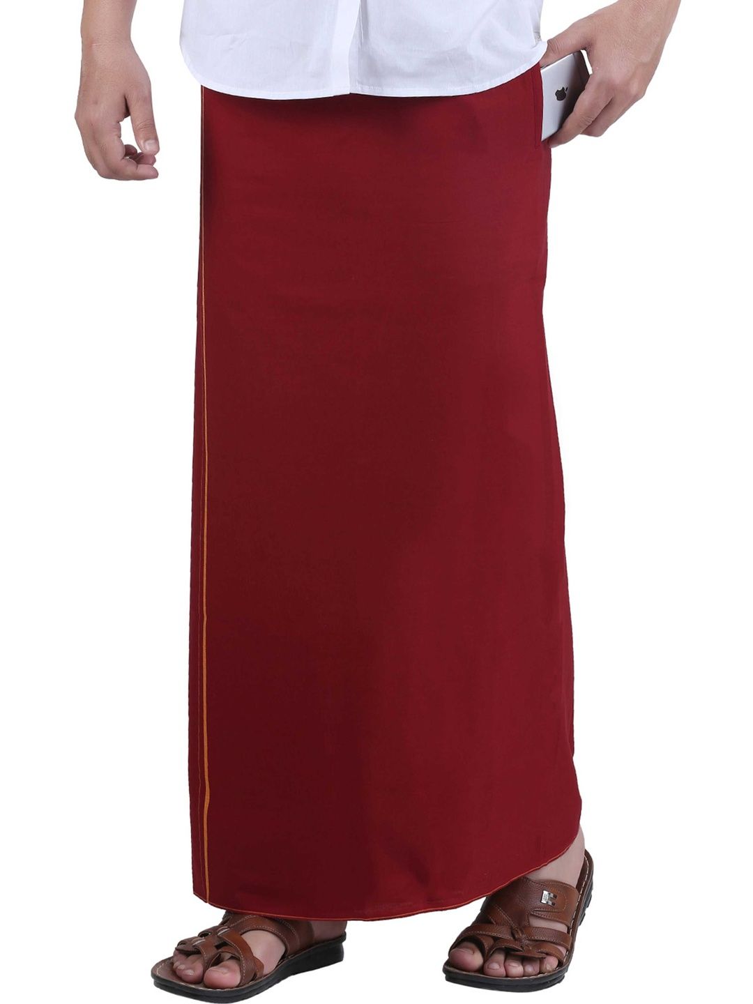 PRAKASAM COTTON Men Cotton Dhoti Dhotis-picture-33
