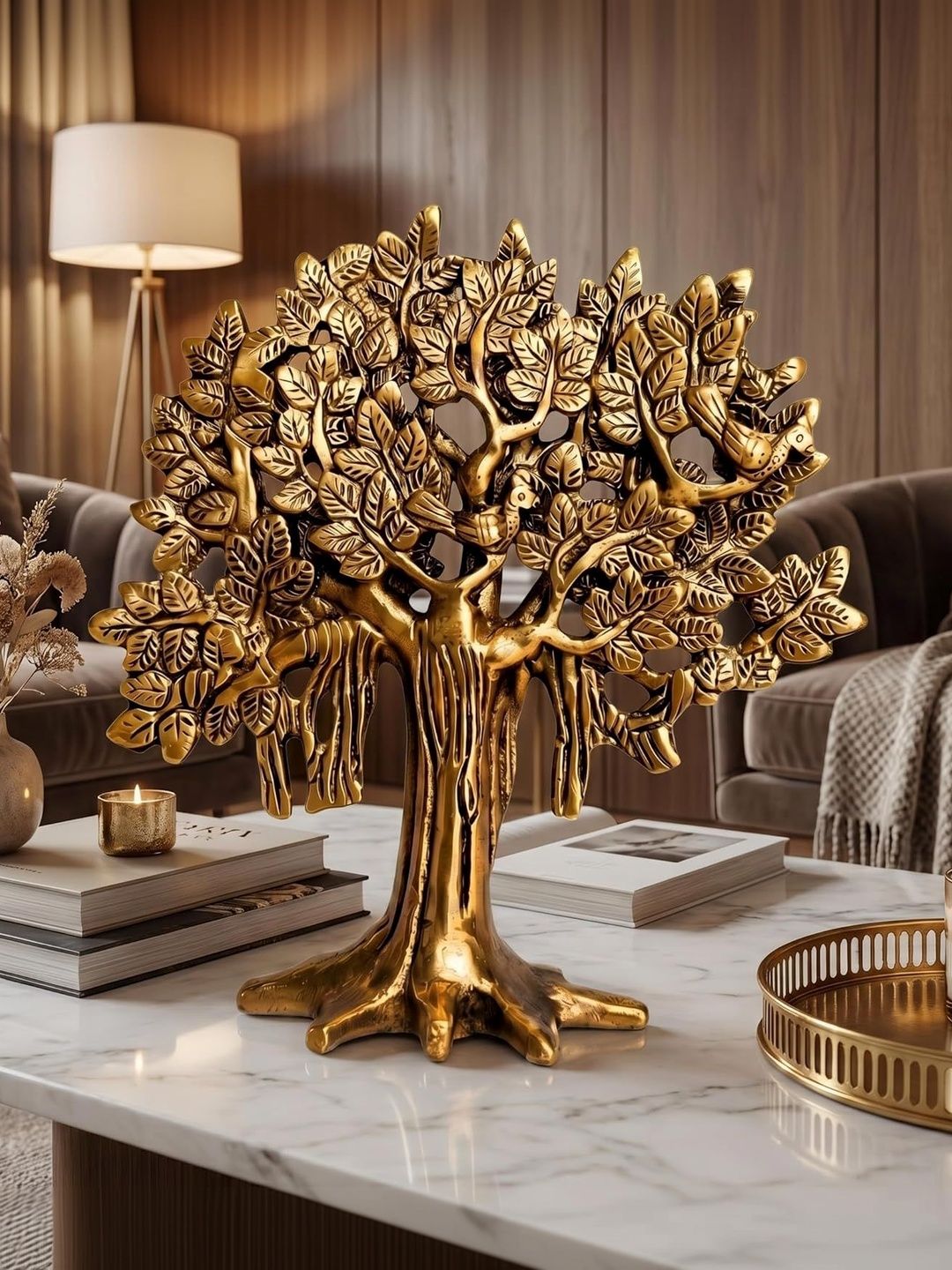 ShineYou Gold-Toned Fengshui Figurine Showpiece-picture-3