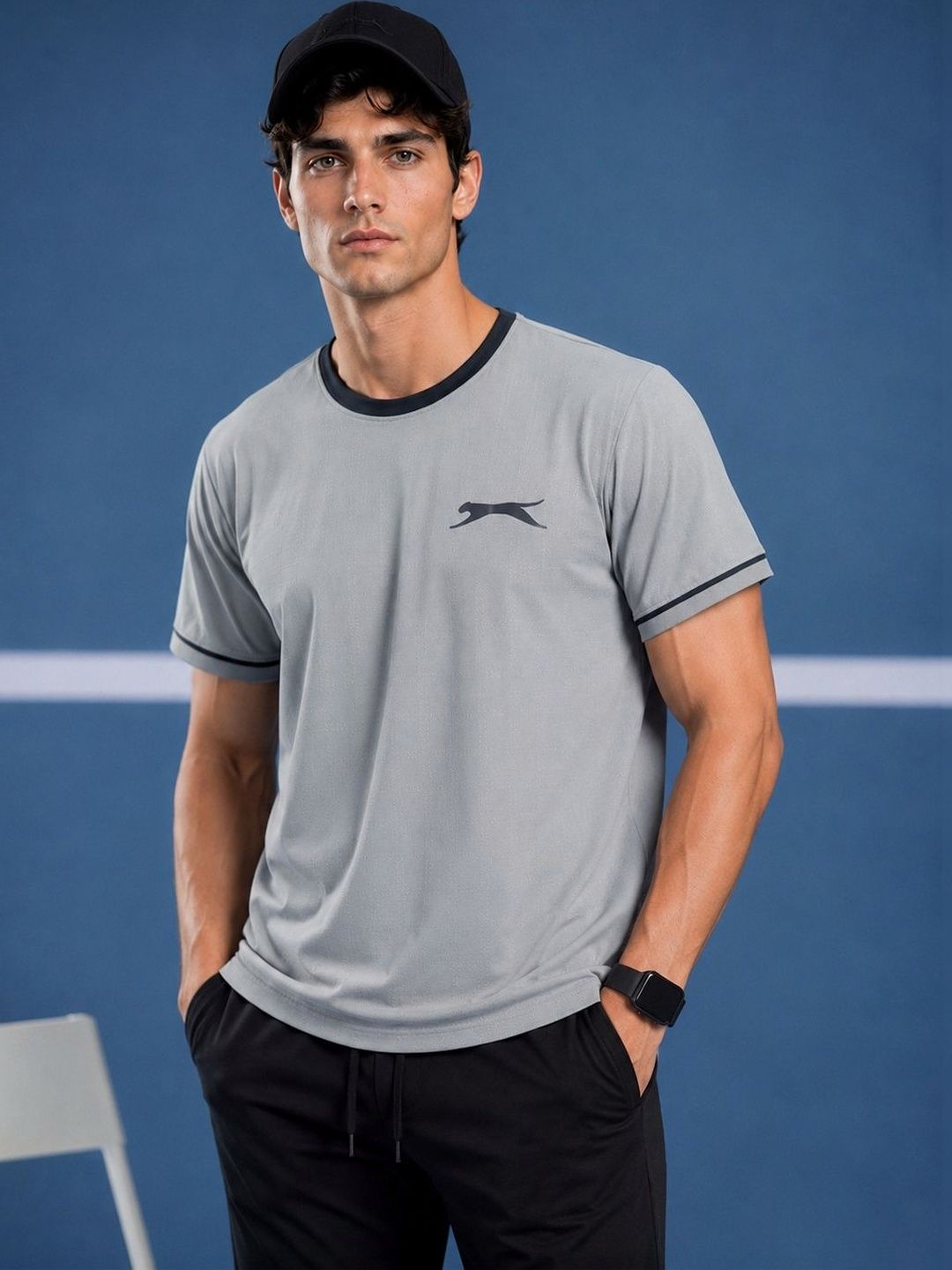 Slazenger Men Brand Logo T-shirt-picture-19