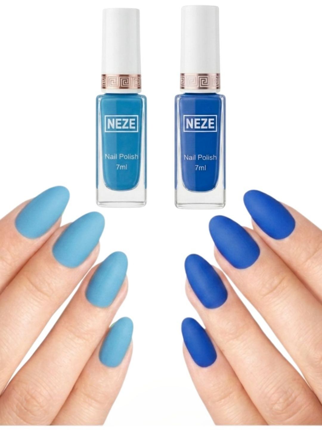 Neze Set Of 2 Long Lasting Nail Polish - 7 ml Each - Shades - 08 - 276-image-48