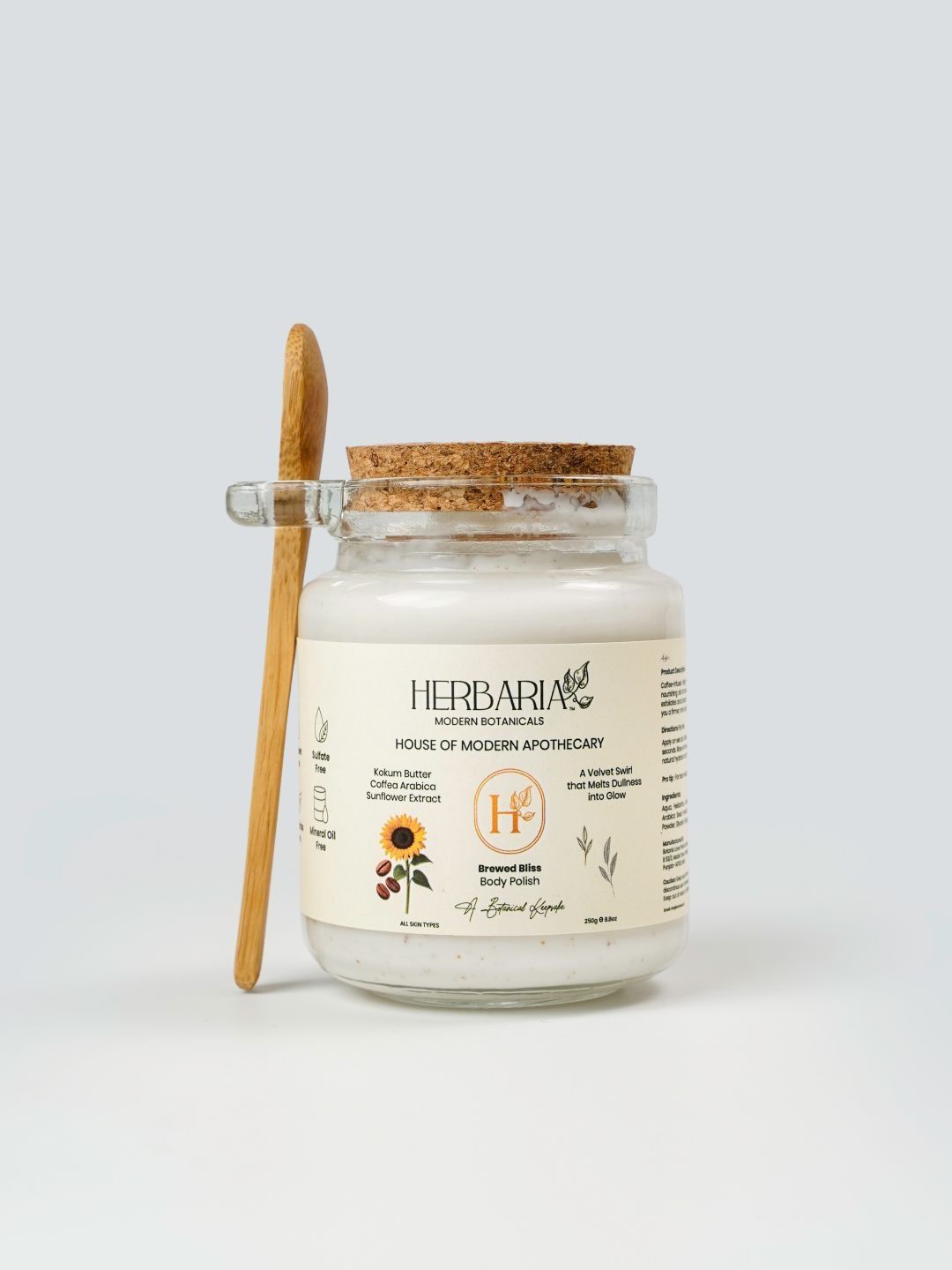 Herbaria Modern Botanicals Brewed Bliss Body Polish - 250 g-image-6