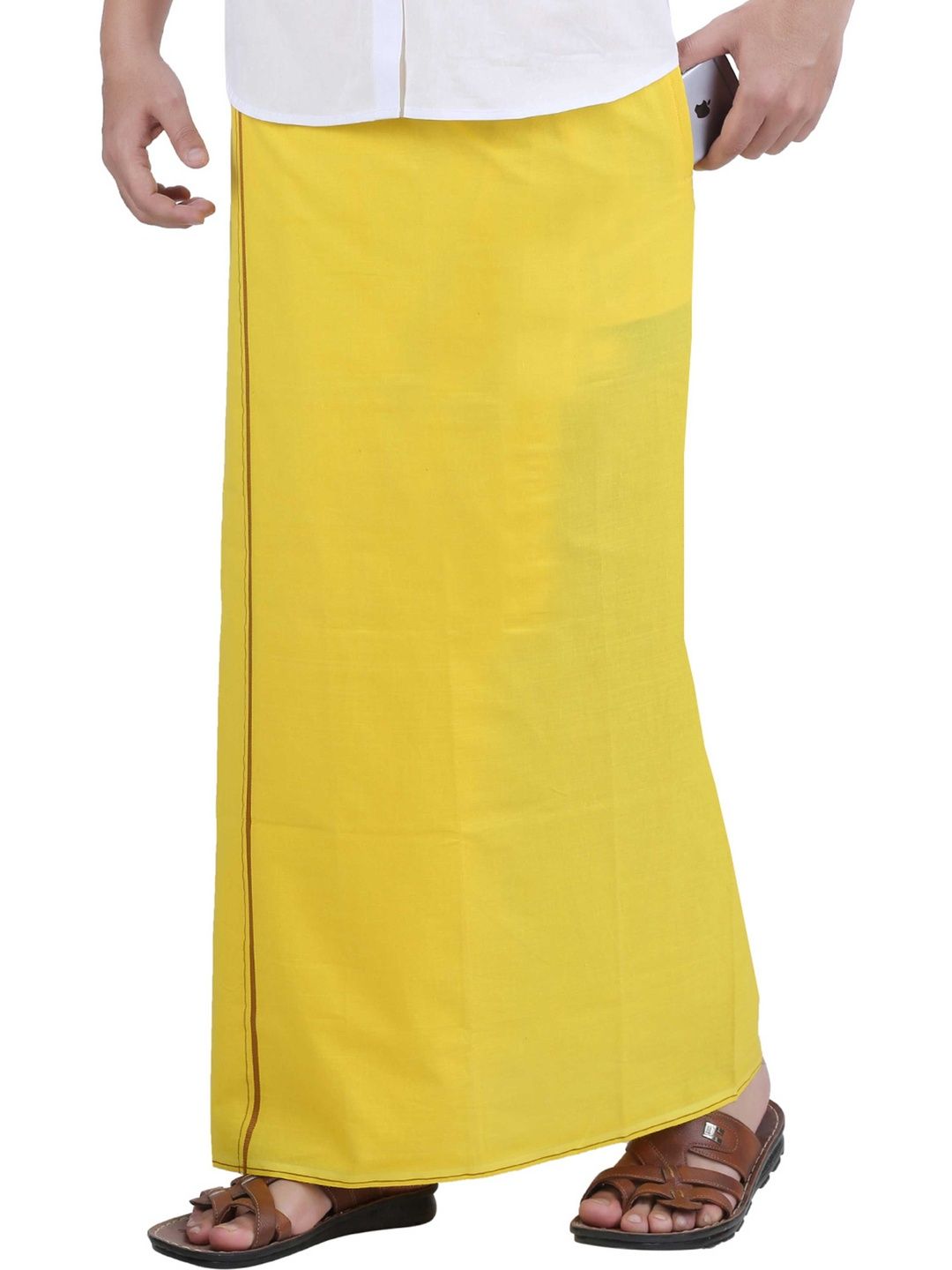 PRAKASAM COTTON Men Cotton Dhoti Dhotis-picture-32