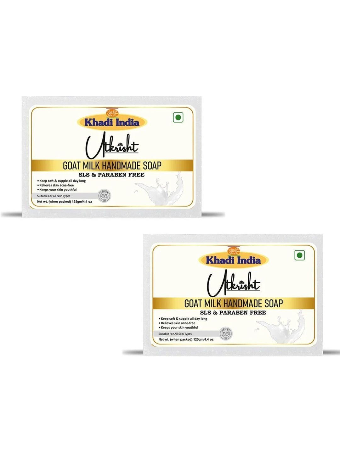 Utkrisht Set Of 2 Goat Milk Soaps - 125 g Each-image-41