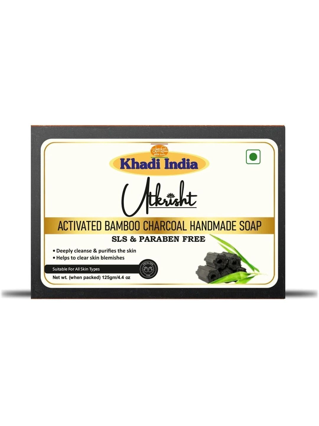 Utkrisht Activated Bamboo Charcoal Soap - 125 g-image-37