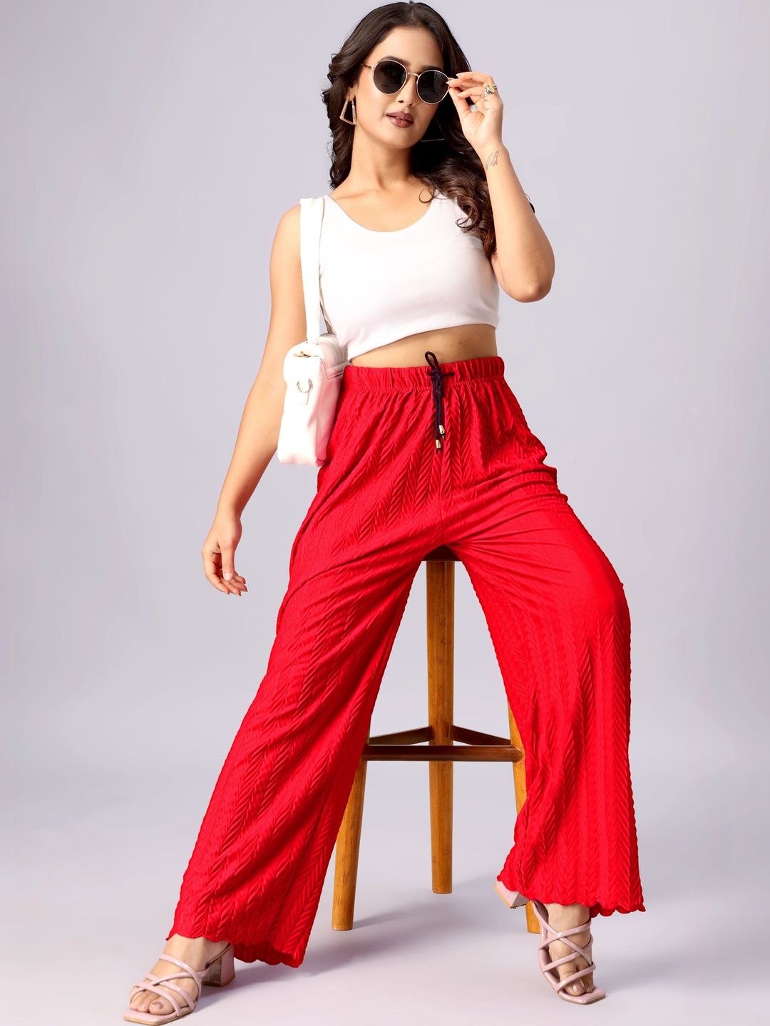 Tijarat Women Knitted Palazzos-picture-9