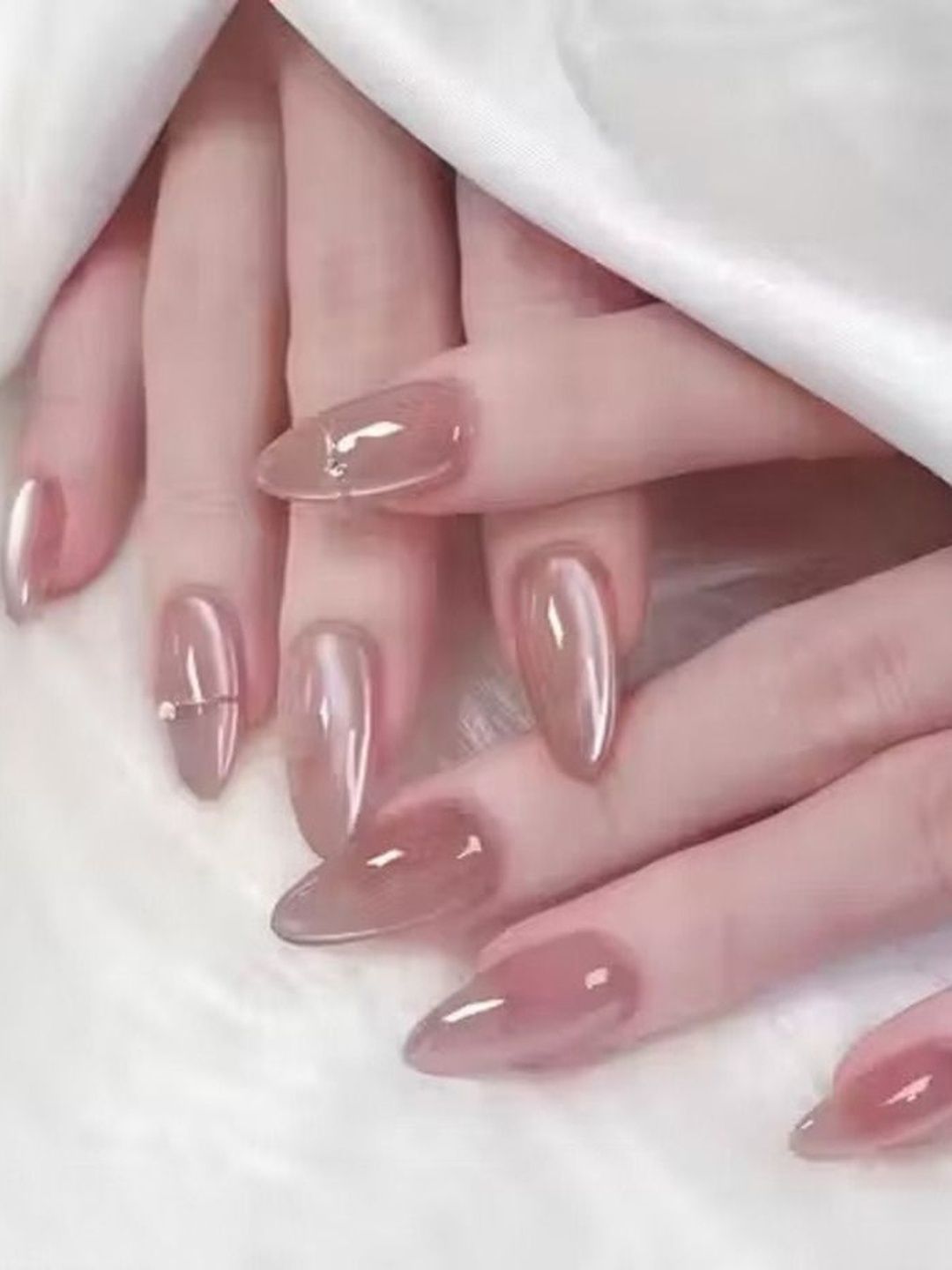 TheVineGirl Set Of 30 Almond Cat Eye Press-On Nails-picture-49