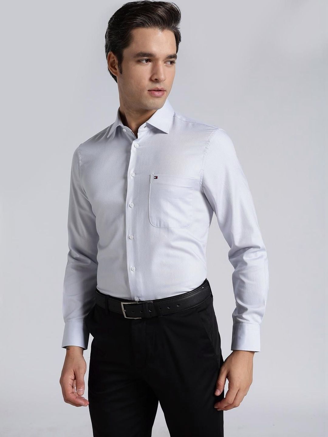 Tommy Hilfiger Regular Fit Cotton Formal Shirt-picture-12
