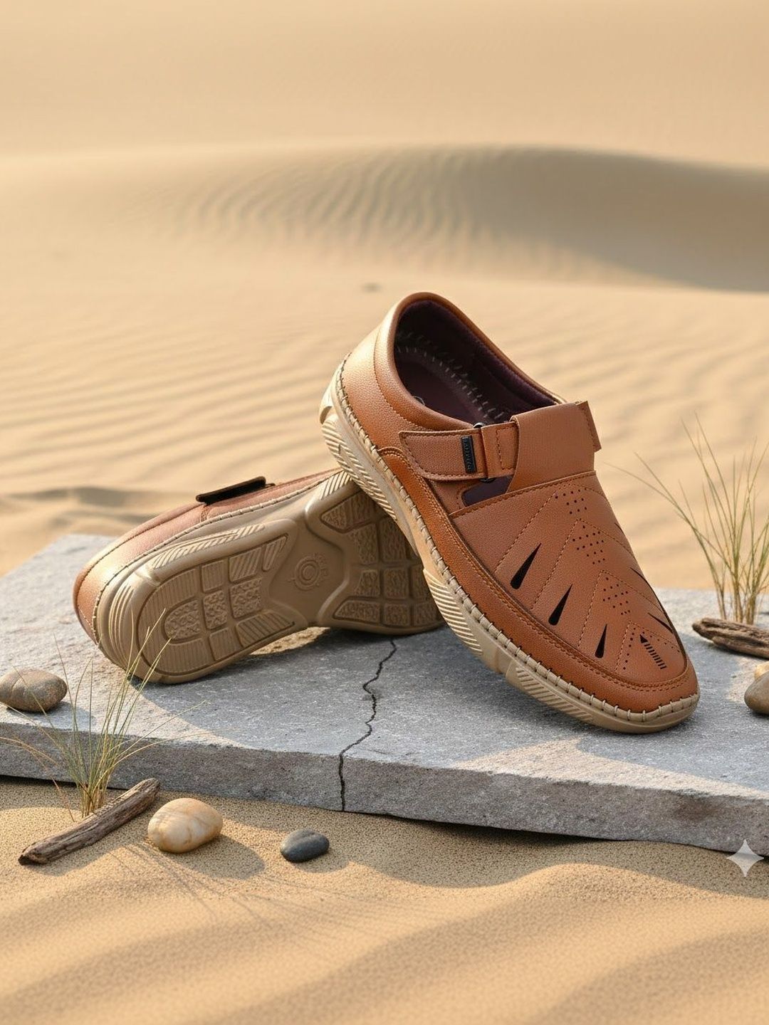 HERE&NOW Men Shoe-Style Sandals-image-34