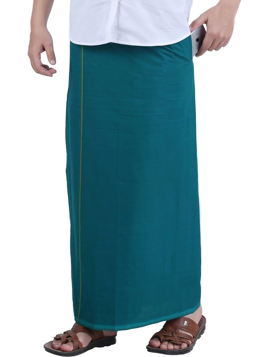 PRAKASAM COTTON Men Cotton Dhoti Dhotis-picture-56