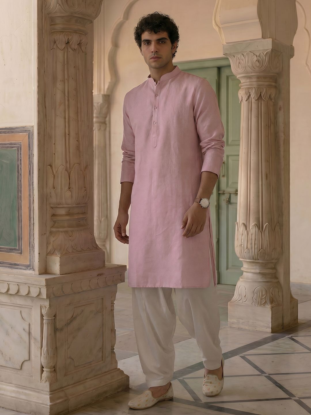 Anouk Self Design Textured Kurta-picture-47