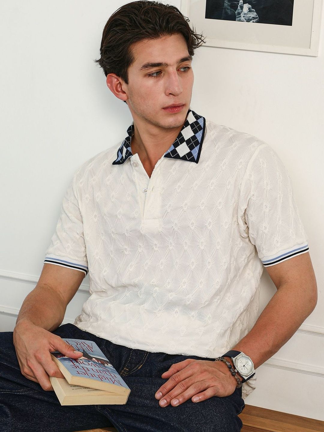 CAHOOT Men Polo Collar T-shirt-image-48