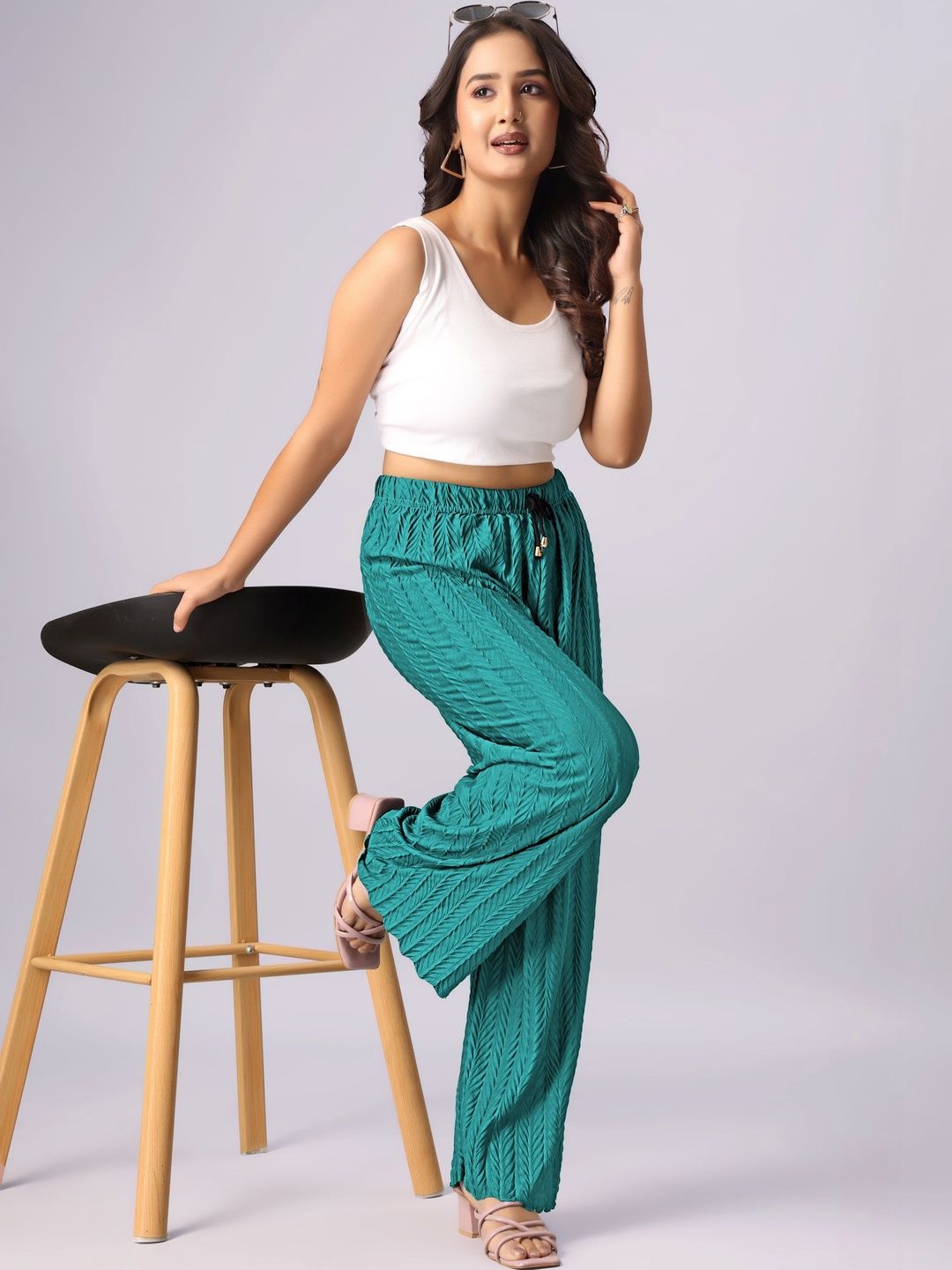 Tijarat Women Knitted Palazzos-picture-56