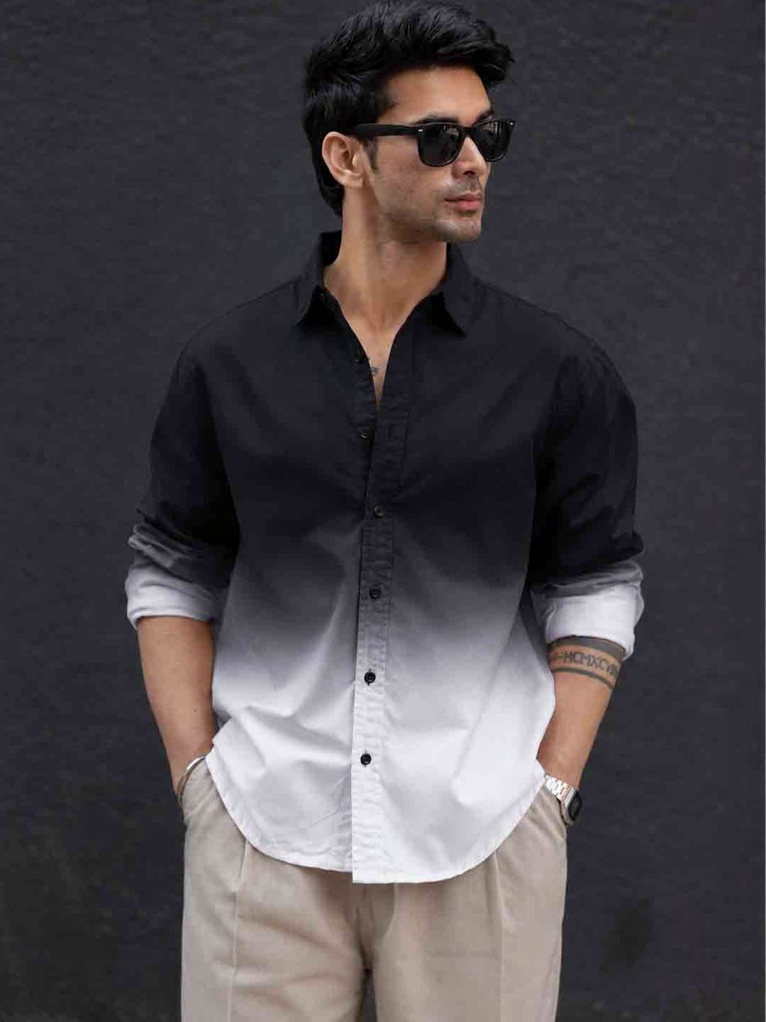 Uiriuy Men Ombre Casual Shirt-picture-34