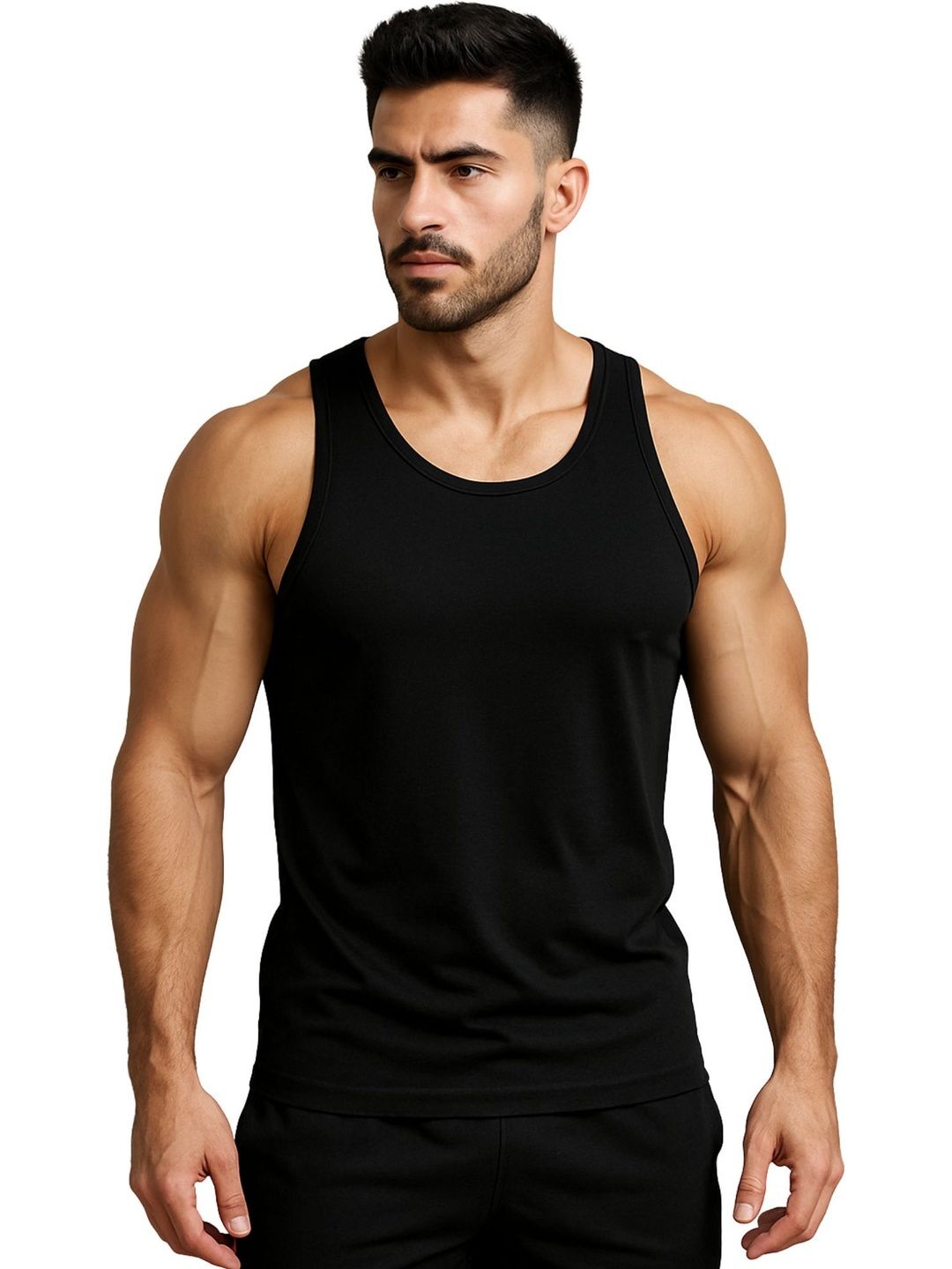 3Colors Pack of 3 Gym Vest-image-4