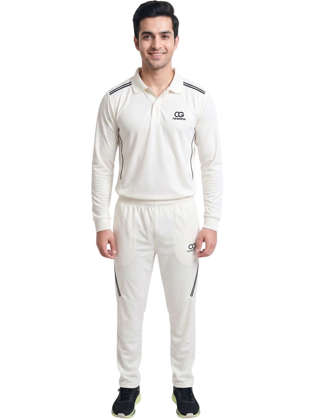 CALIGOSTLE Brand Logo-Detailed Polo Collar Tracksuits-picture-34