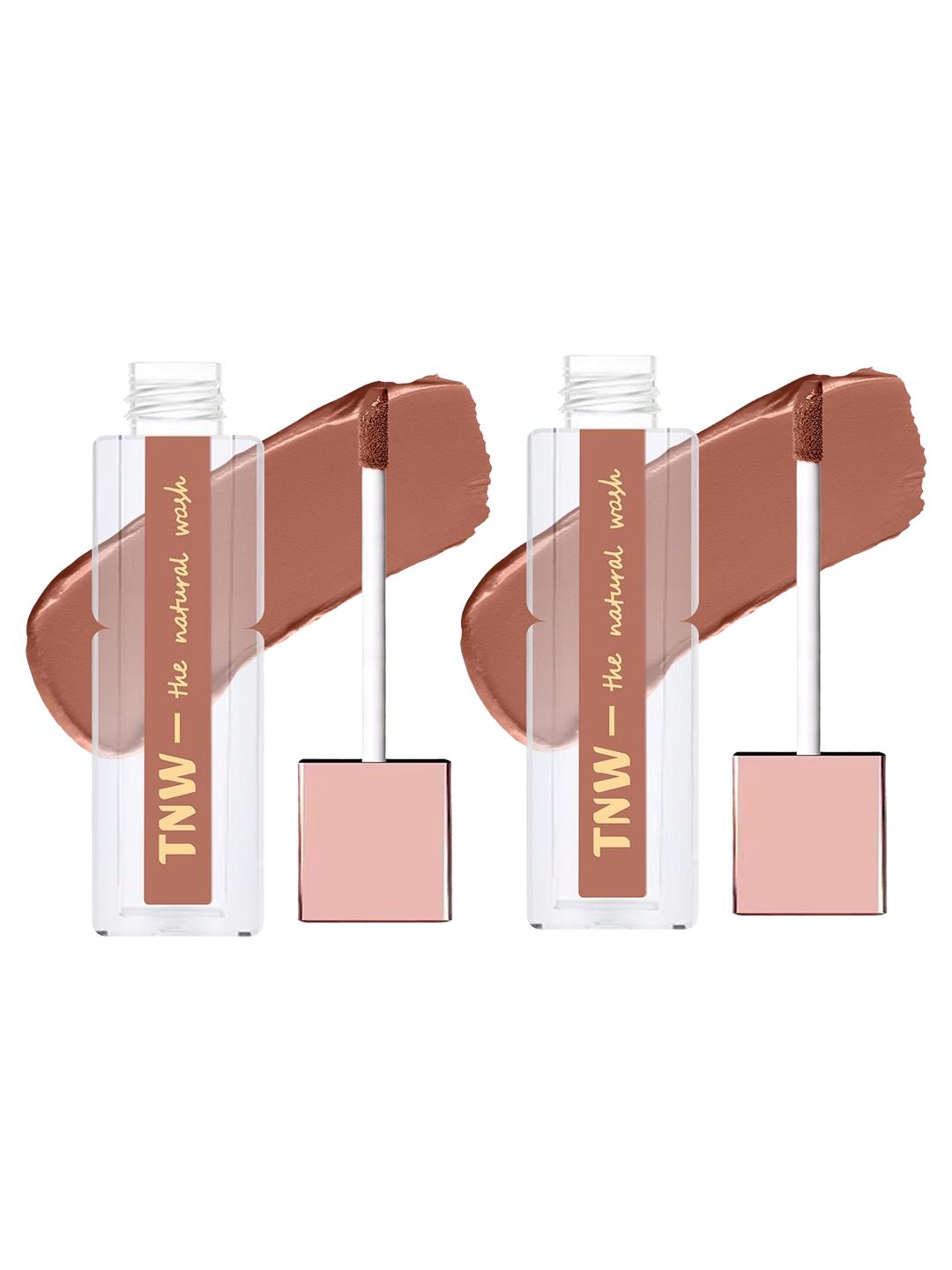 TNW the natural wash Set Of 4 Comfy Matte Liquid Lipstick- 3 ml- Rush Affair 01-picture-46