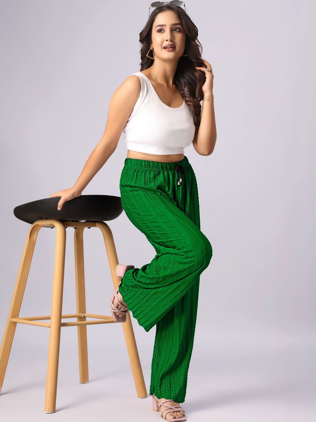 Tijarat Women Knitted Palazzos-picture-11