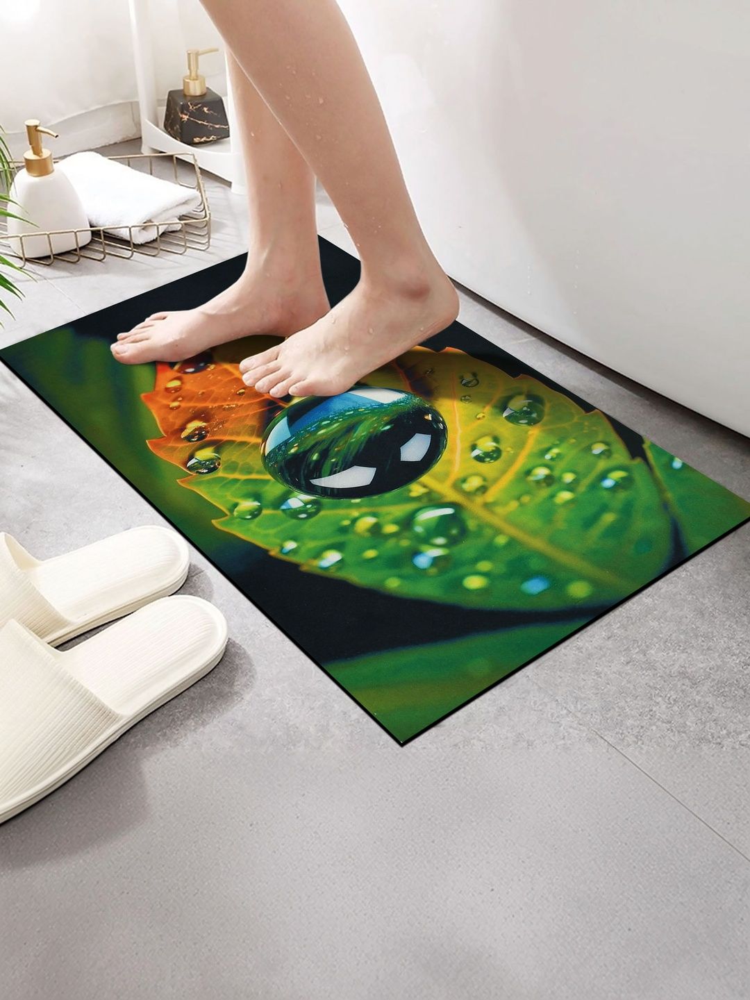 FINE TEX WORLD Green Anti-Skid Doormats-picture-28