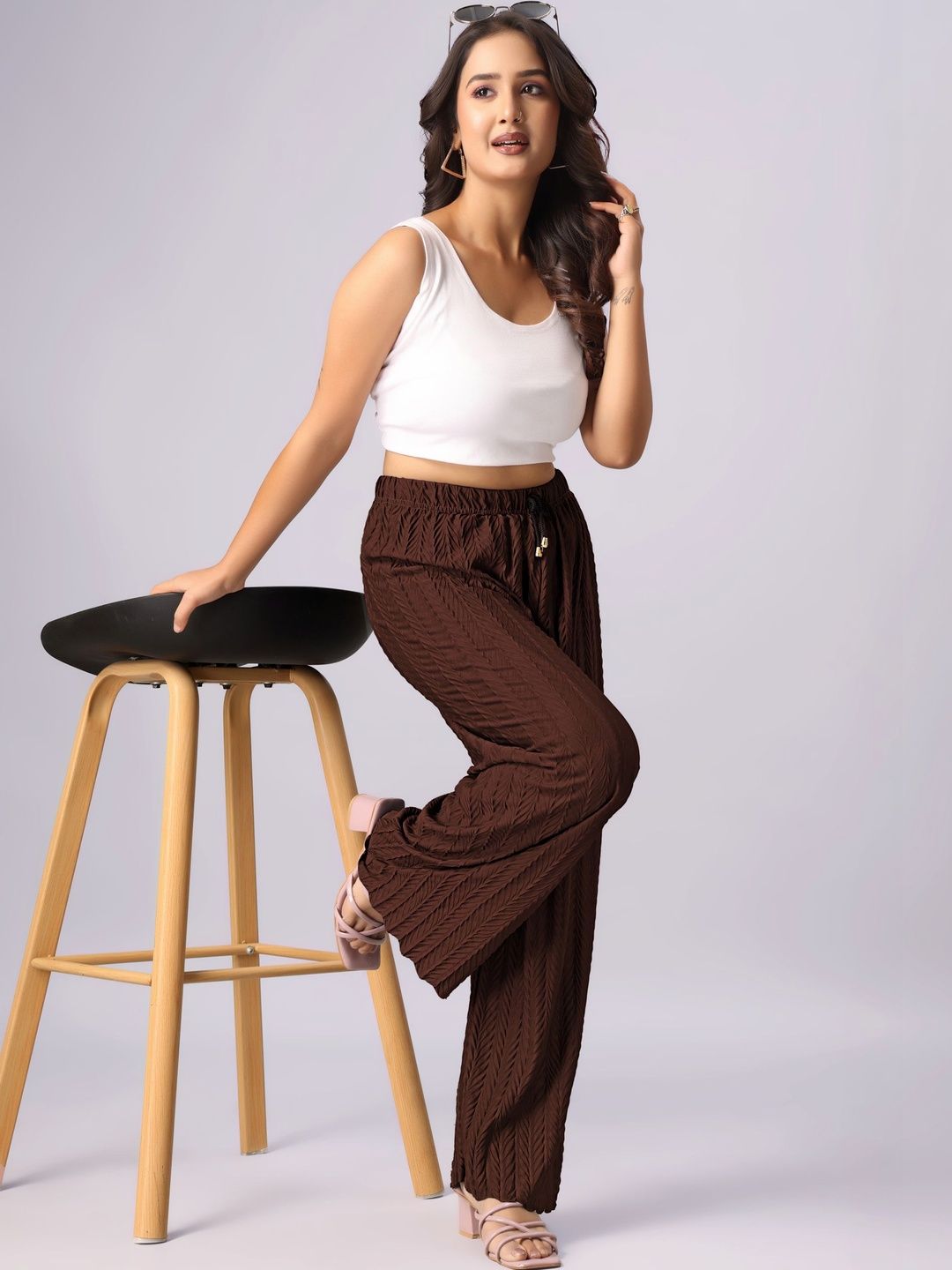 Tijarat Women Knitted Palazzos-picture-32