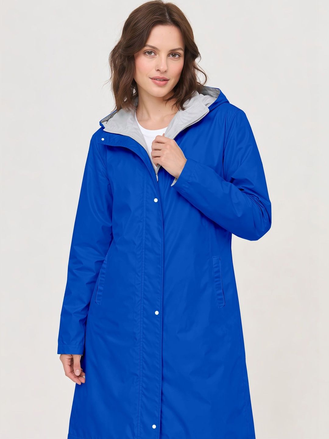 CAMISON Hooded Waterproof Reversible Raincoat-picture-40
