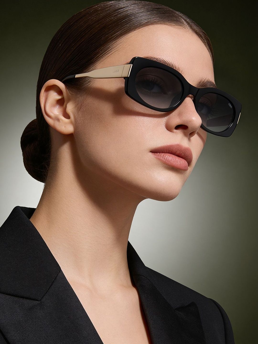 IDEE Women Grey Lens & Black Rectangle Sunglasses with-image-34
