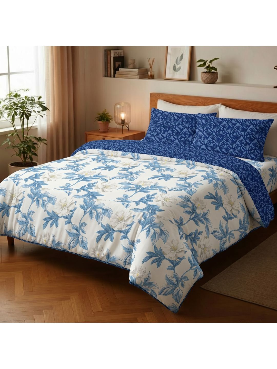 utopia bedding white floral ac room 400 gsm comforter
