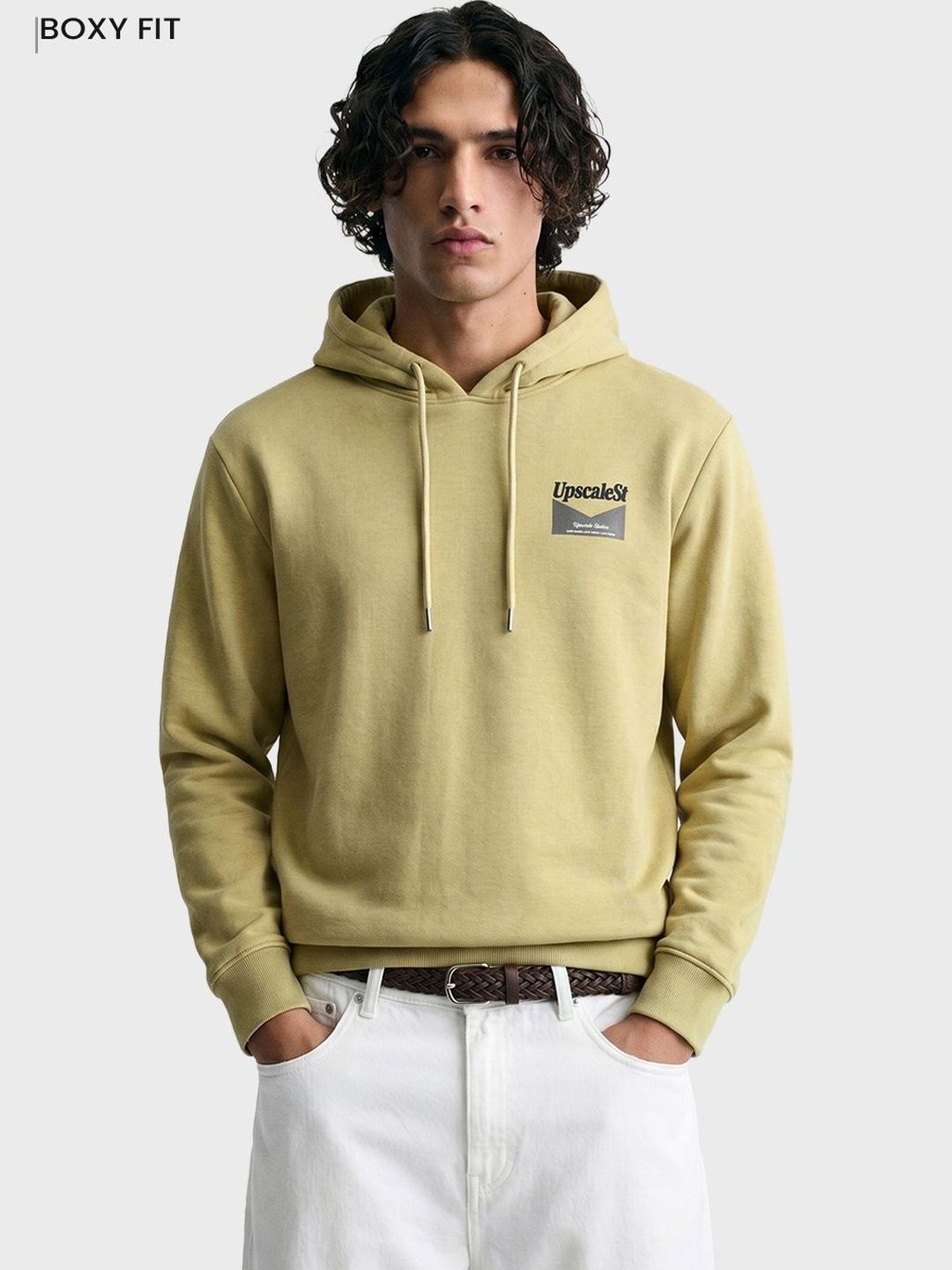 The Indian Garage Co Men Printed Hooded Sweatshirt-picture-30