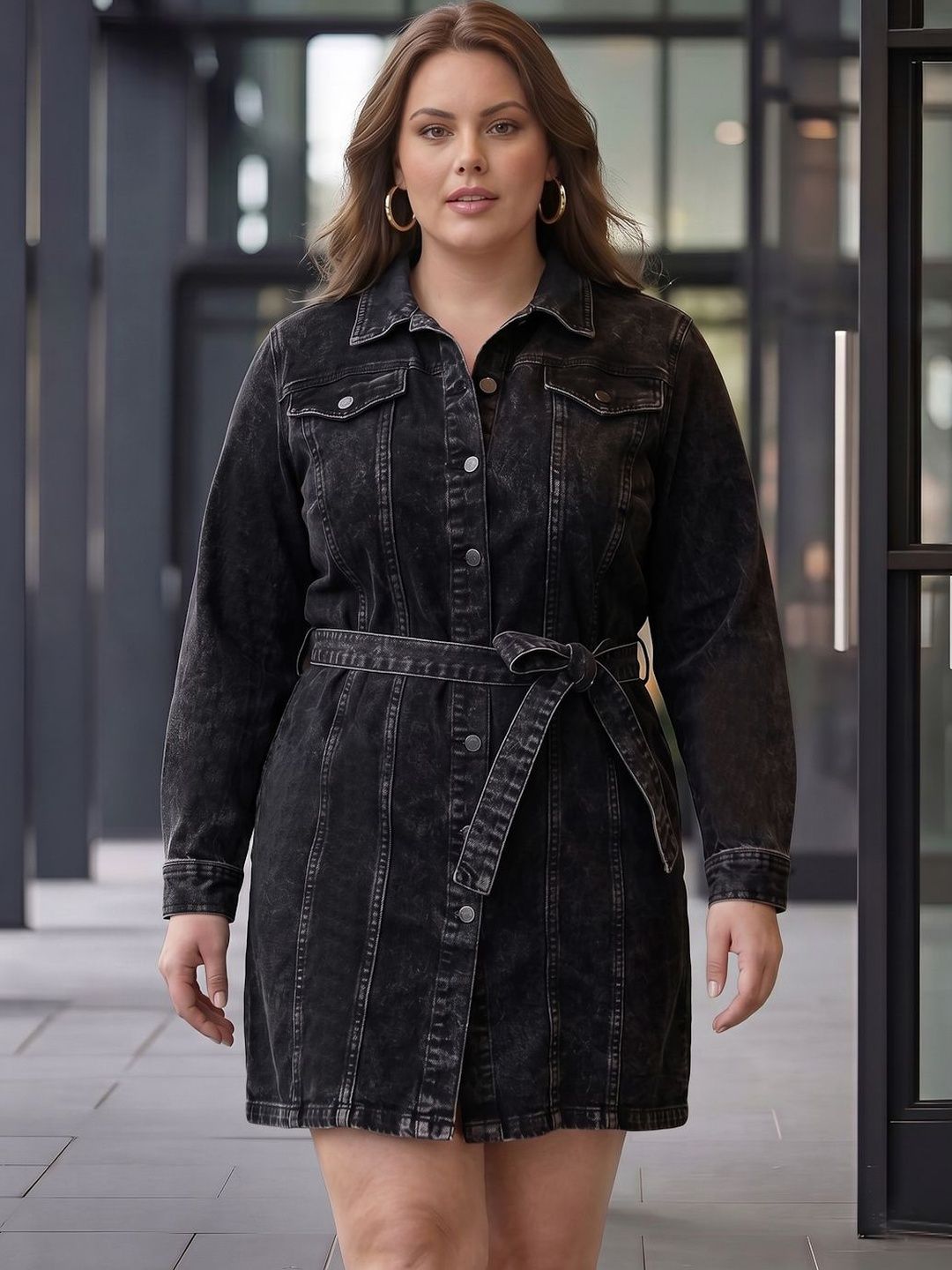 Style Quotient Plus Shirt Dress-picture-50