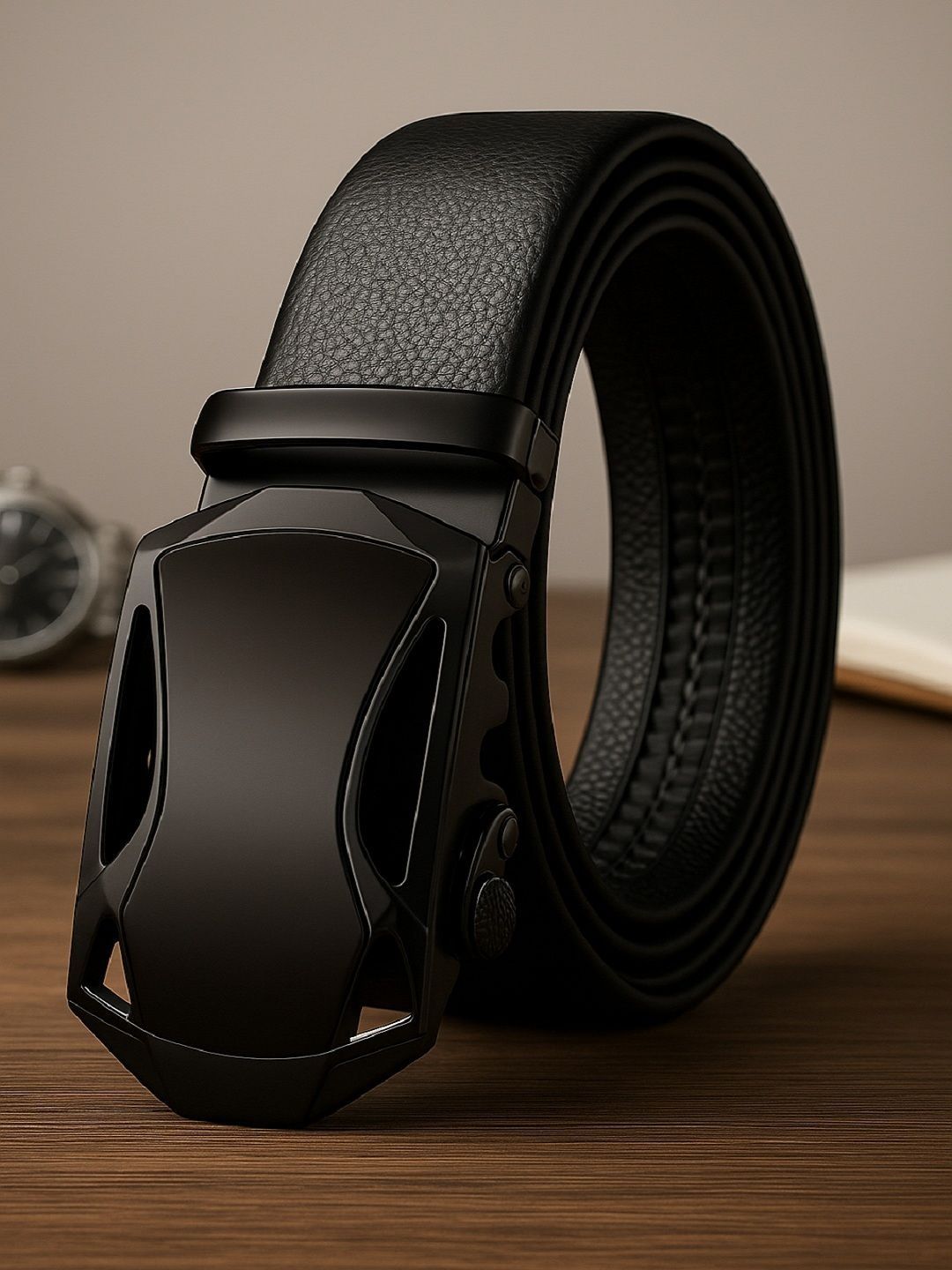 Roadster Men Textured Leather Formal Belt-picture-21