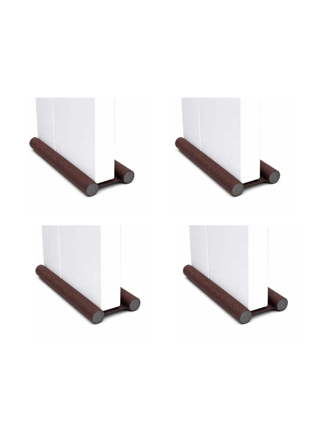 Kalra Magic 4-Pcs Brown Self Adhesive Bottom Door Seal Stopper-picture-24