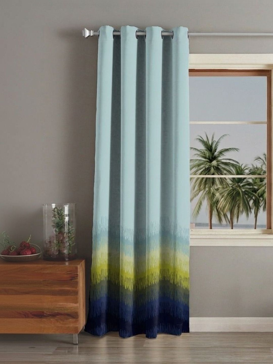 AAVIS DECOR Olive Green Black Out Long Door Curtain-picture-33
