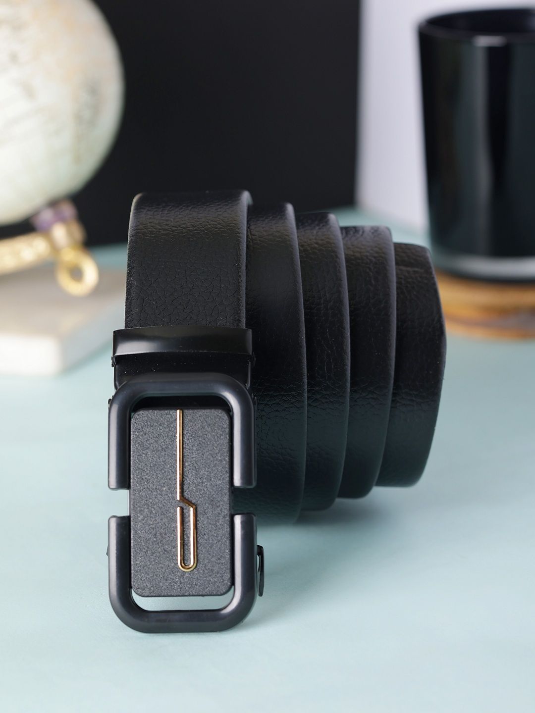 Roadster Men Textured Leather Formal Belt-picture-37