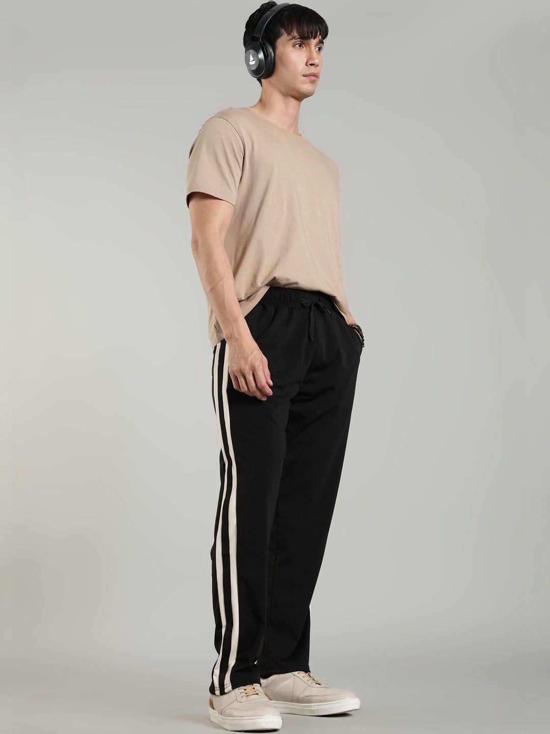 R.Code by The Roadster Life Co. Men Regular Fit Colourblocked Training Track Pants