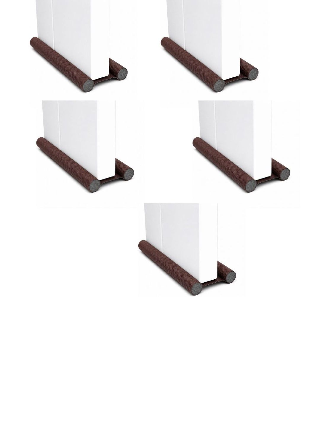 Kalra Magic 5-Pcs Brown Self Adhesive Bottom Door Seal Stopper-picture-23