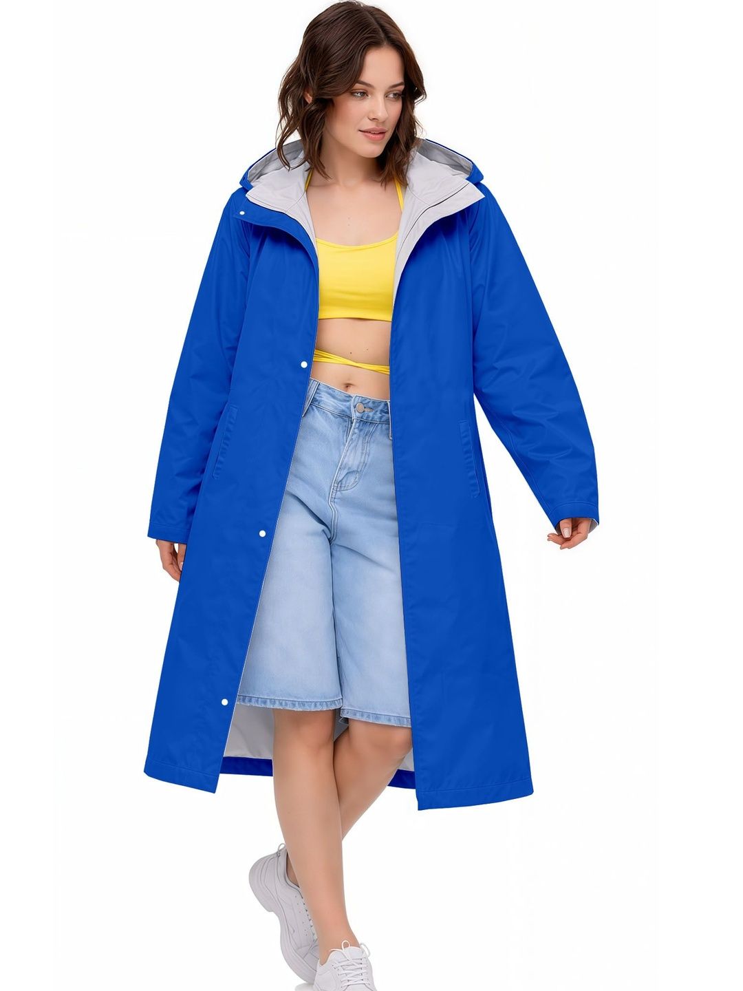 CAMISON Women Waterproof Reversible Raincoat-picture-56