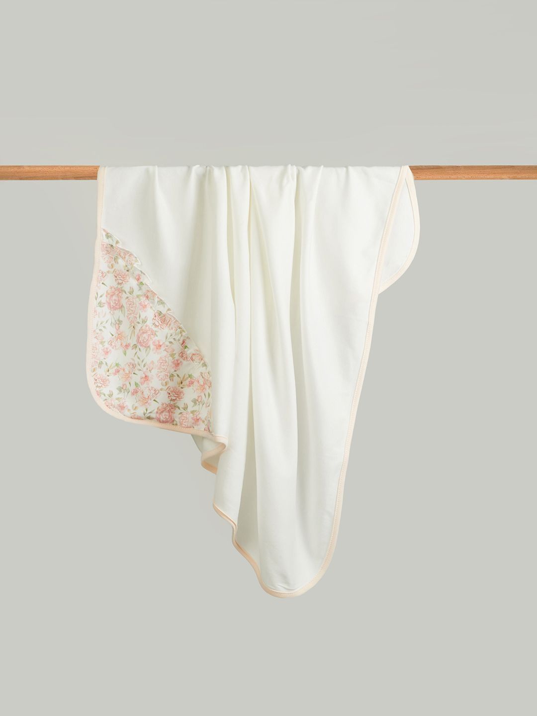 Giggles by Babyshop White Floral Blanket-image-26