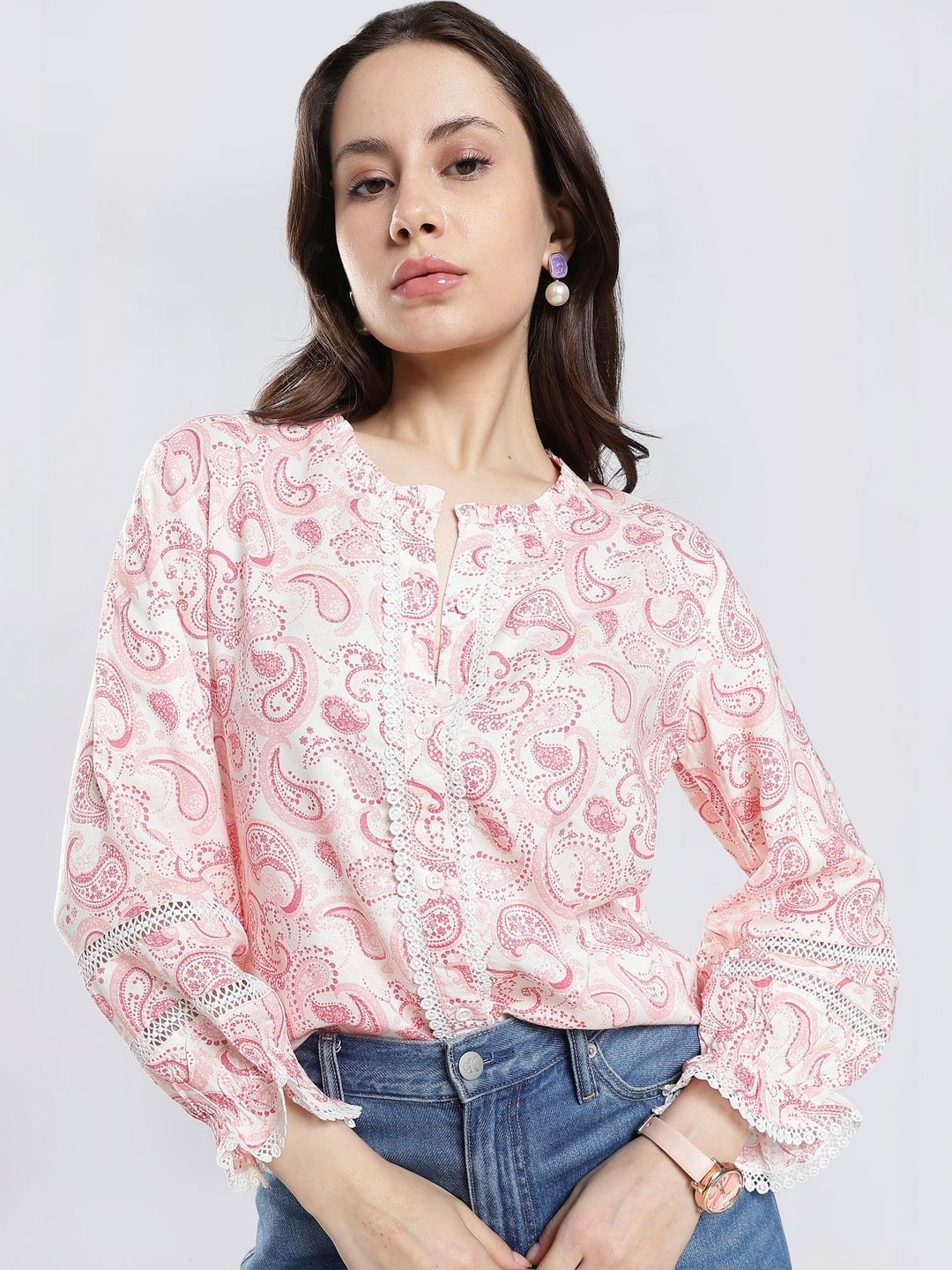 HERE&NOW Print Bohemian Top-picture-21