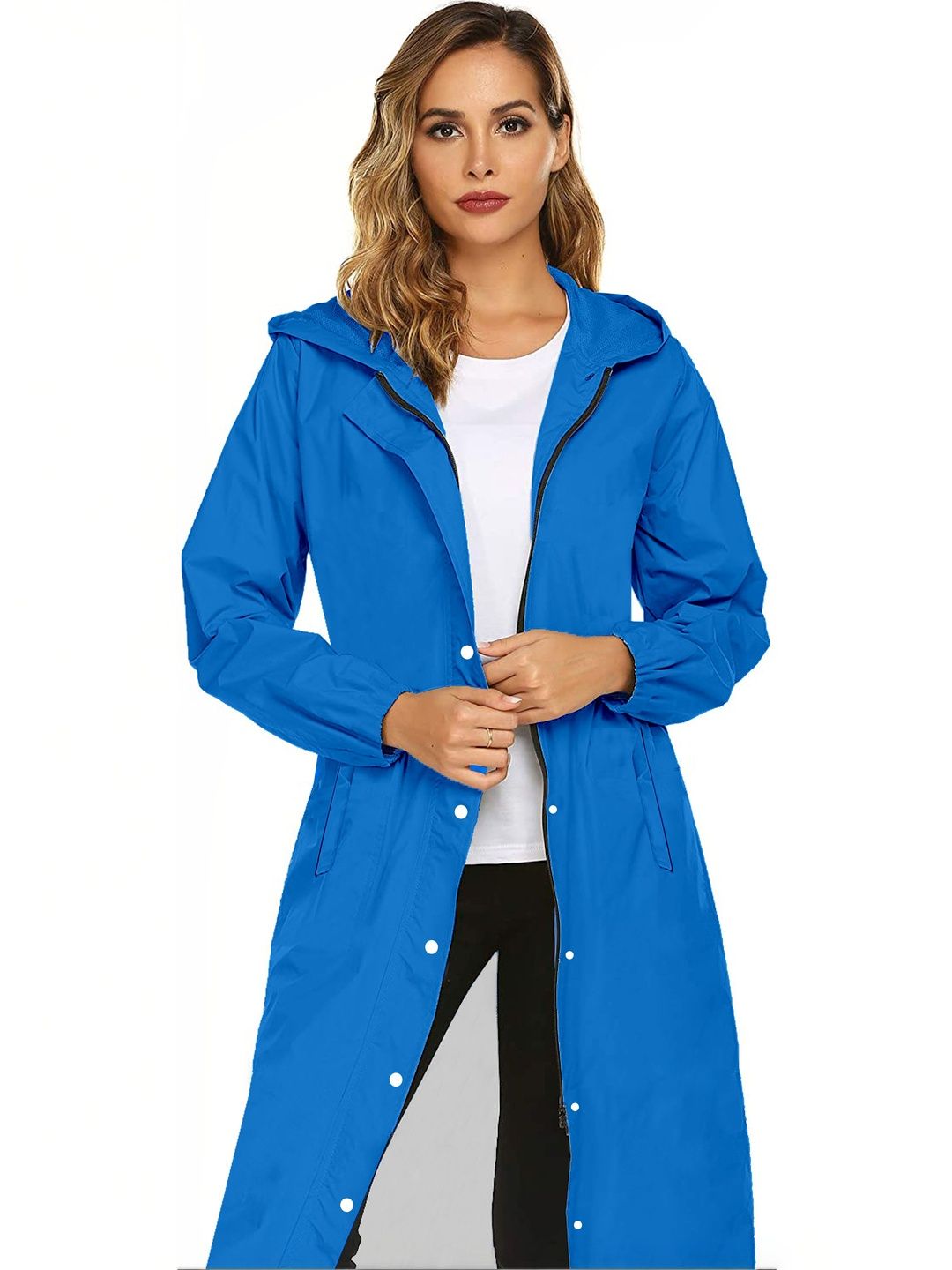 CAMISON Hooded Waterproof Reversible Raincoat-picture-10