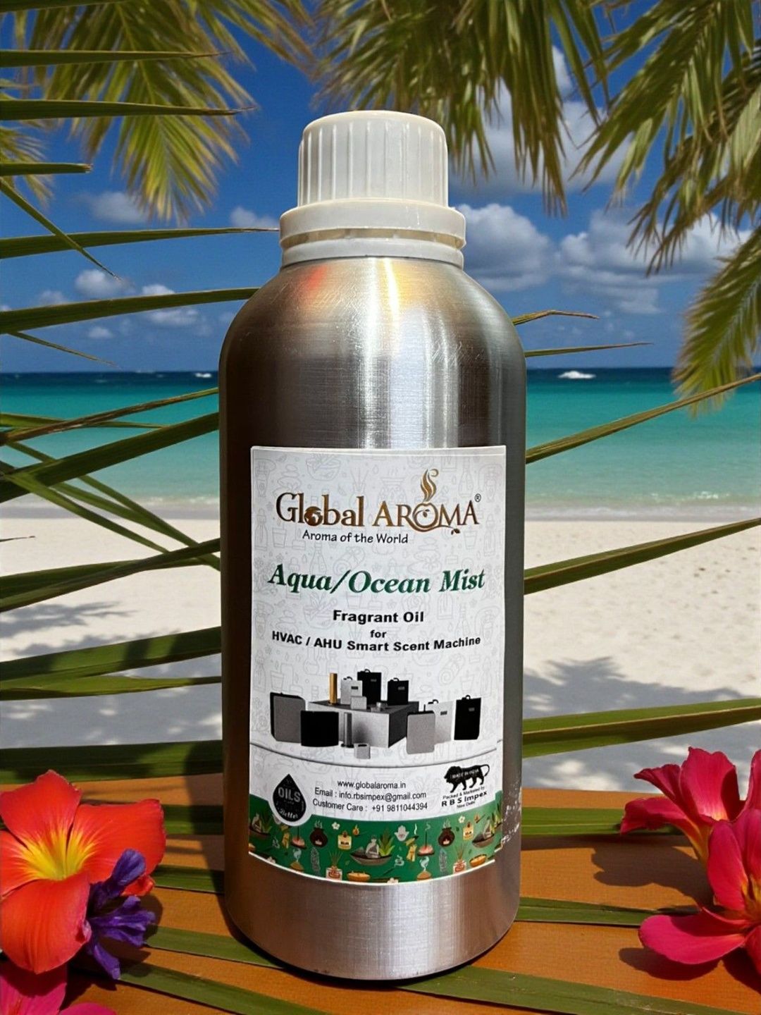 GLOBAL AROMA Silver Aqua Scent Machine Oil -1000ml-image-31