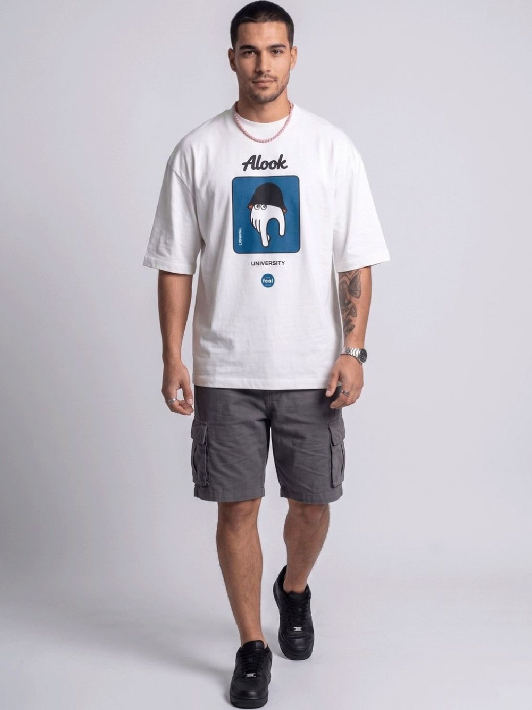 BAESD Men Printed Drop-Shoulder Sleeves T-shirt-picture-52