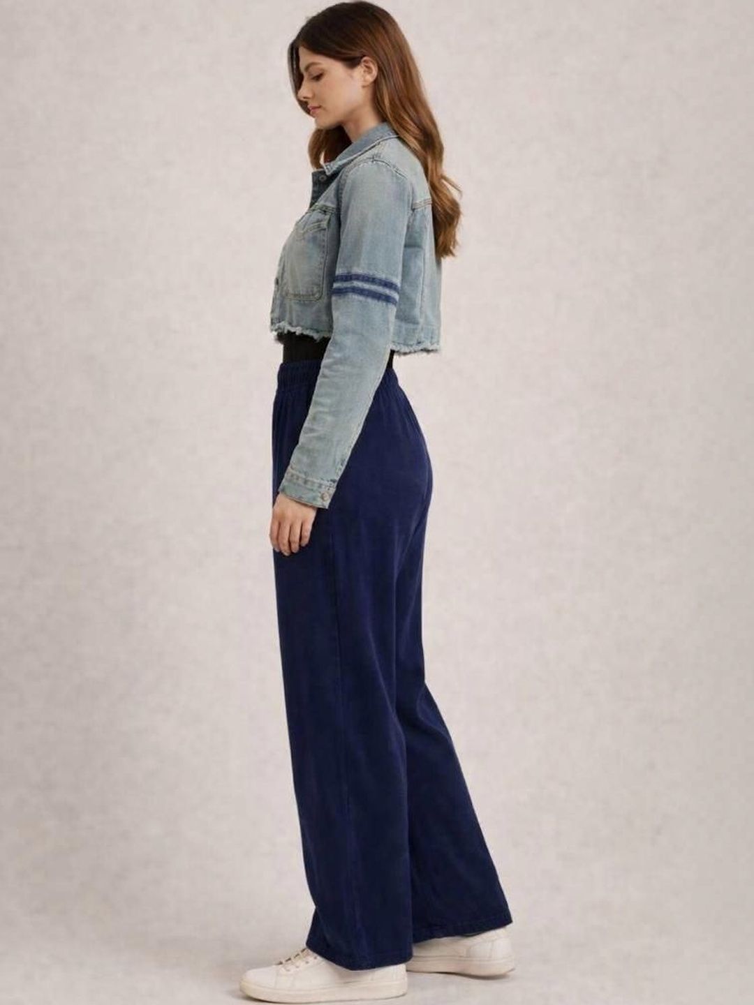 NoBarr Women Easy Wash Pleated Trousers-picture-32