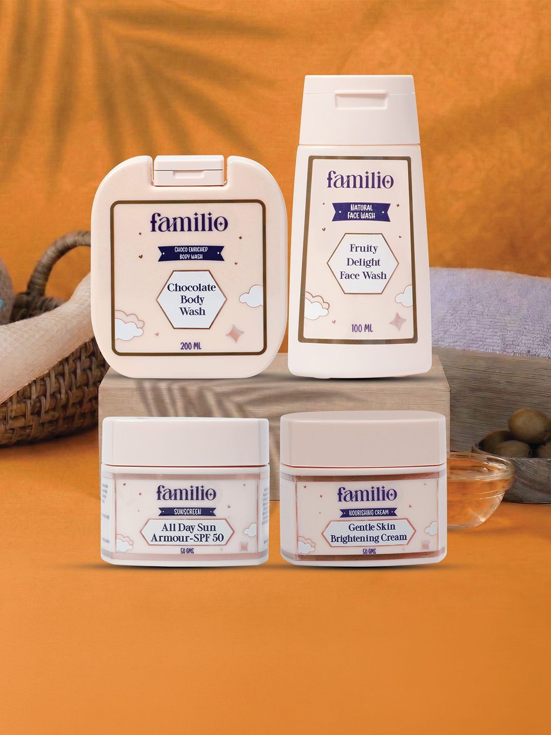 Familio Set Of 4 Body Wash, Brightening Cream, Face Wash & All Day Sun Armor SPF-50-picture-10
