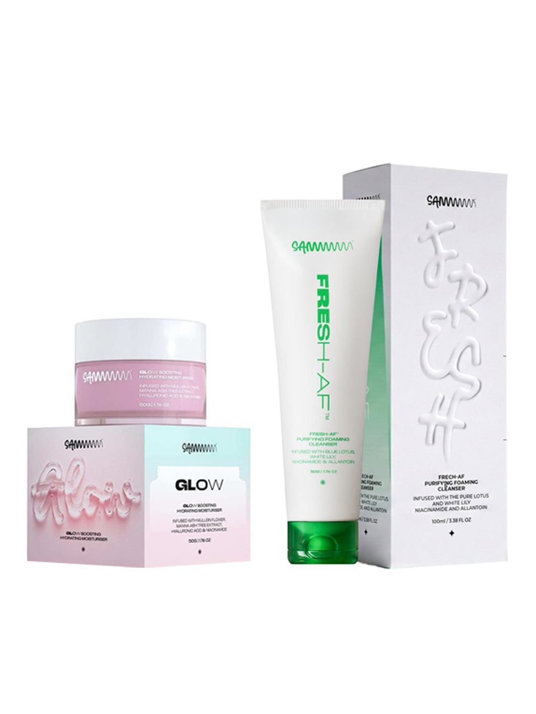 Sammmm Set Of 2 Face Wash & Hydrating Moisturizer-image-10