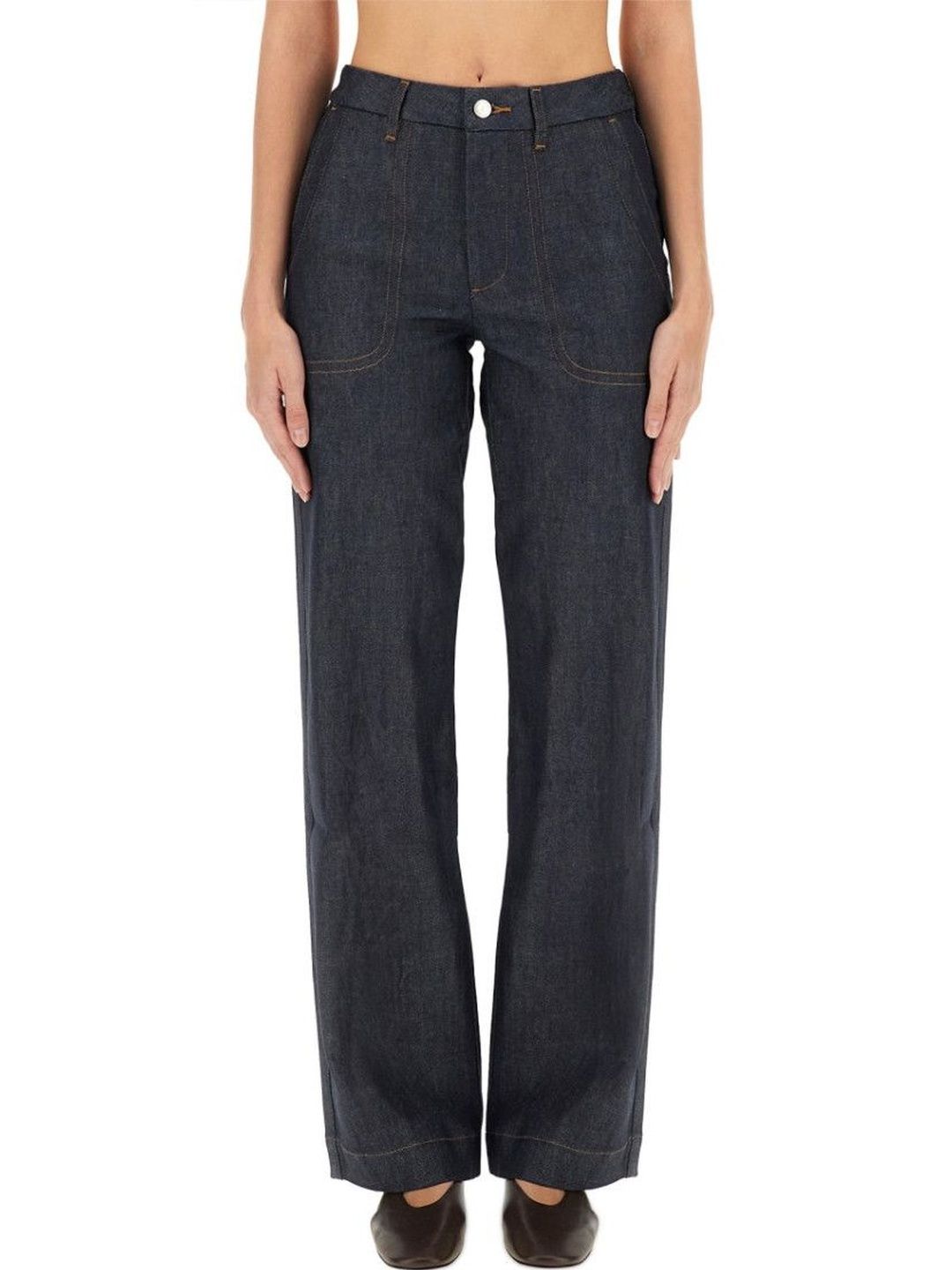 a.p.c. Blue Straight High Rise Jeans-picture-29