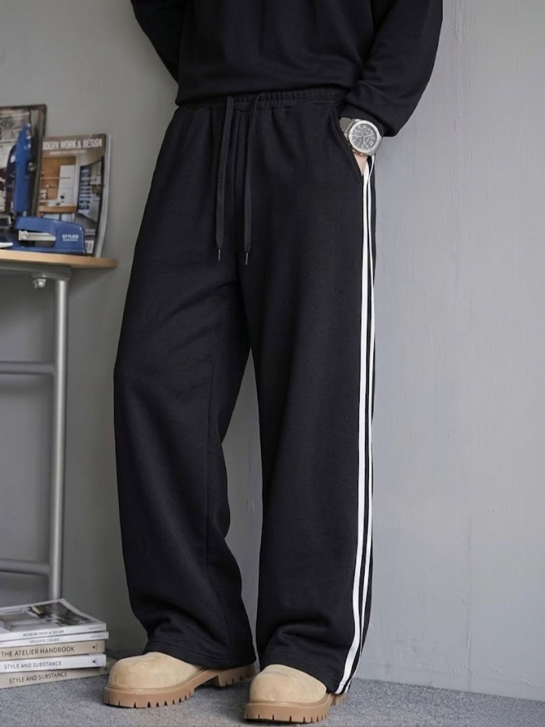 PROGENY Men Relaxed Fit Training Track Pants-picture-50
