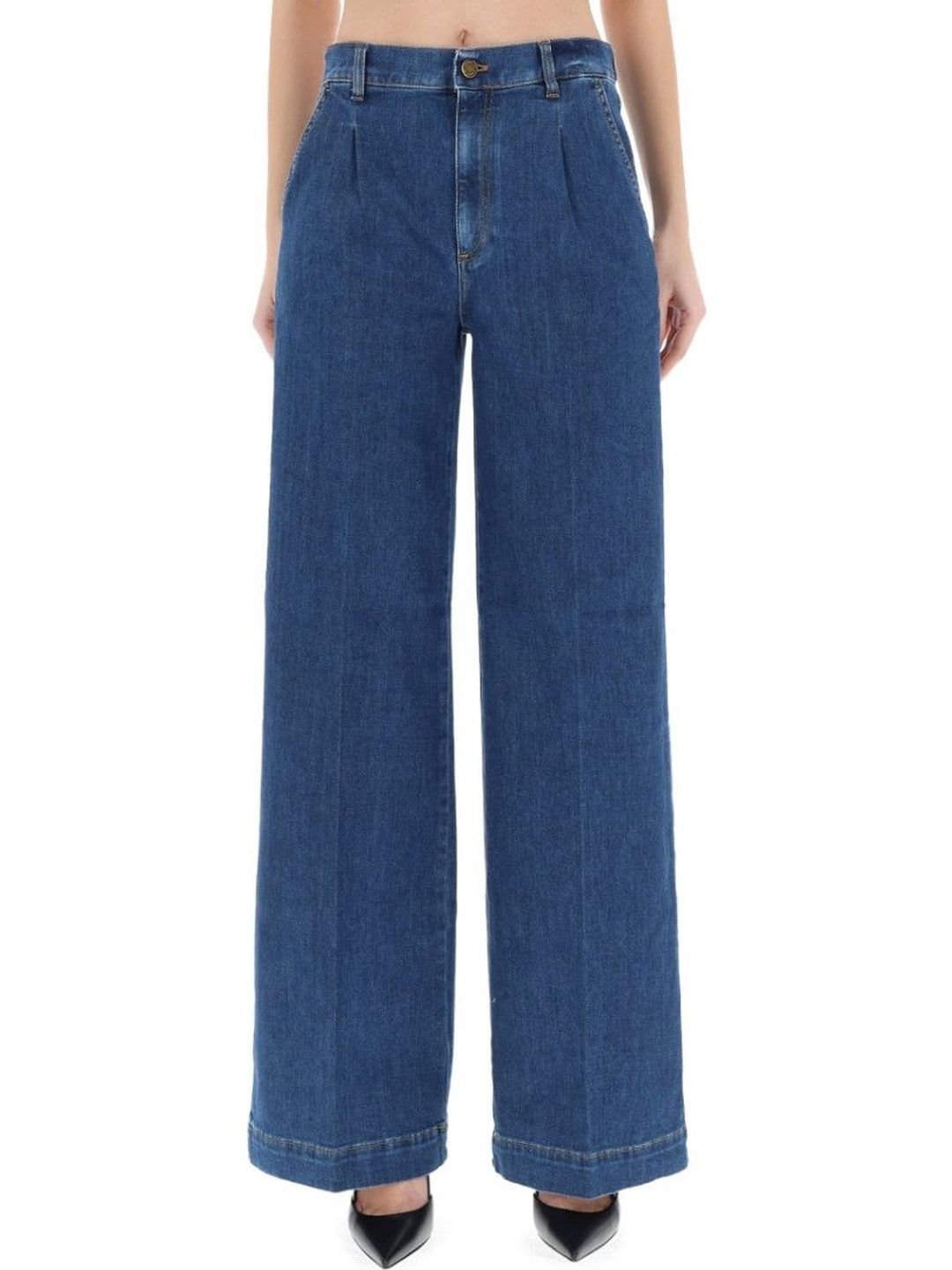 pt torino Blue Loose High Rise Jeans-picture-49