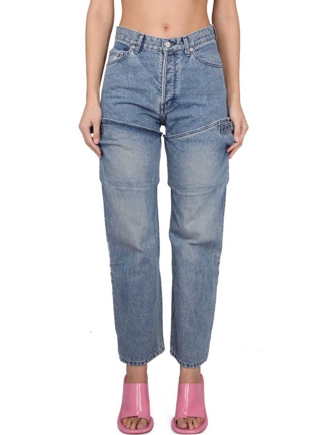 Blue Straight High Rise Jeans-image-18