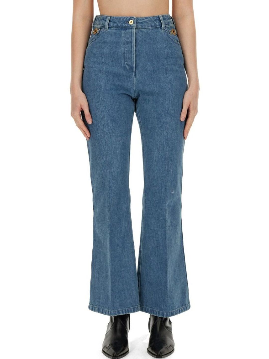 patou Denim Flared High Rise Jeans-picture-52