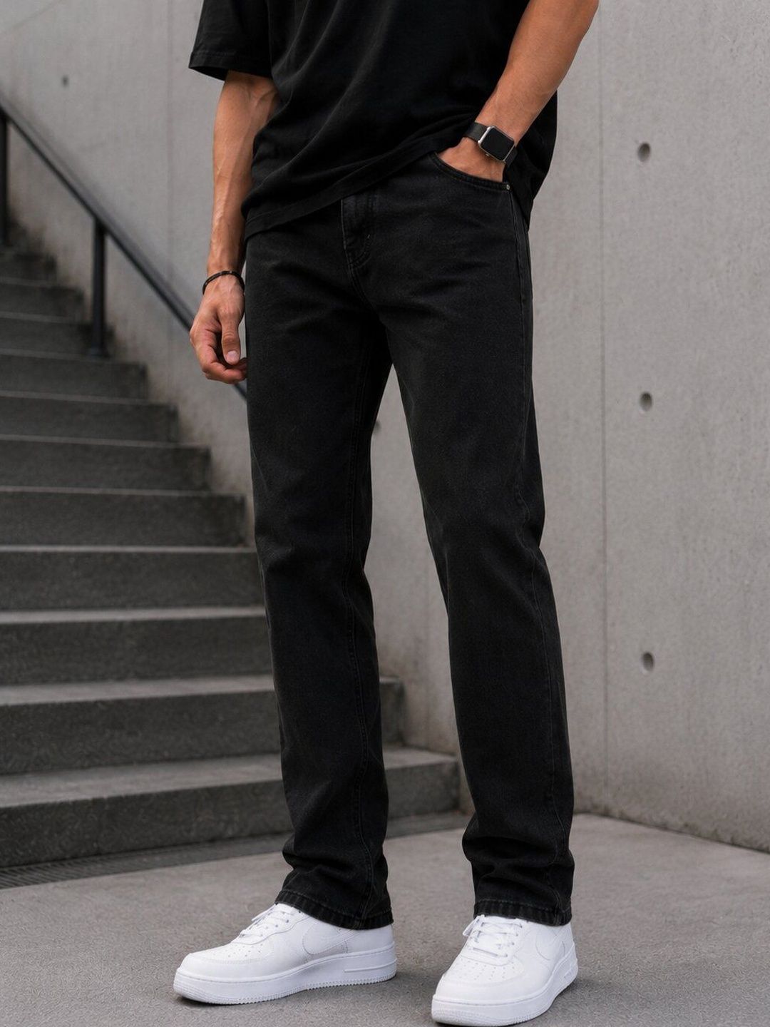 THIRD QUADRANT Men Mid-Rise Stretchable Jeans-picture-8